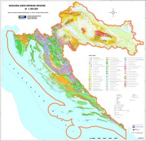 Osnovna geološka karta RH 1:300.000