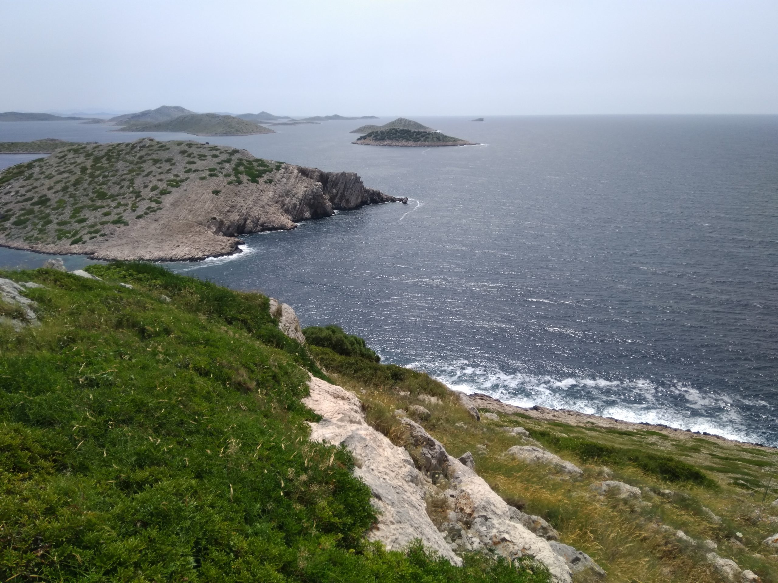 Pogled s otoka Klobučar na istok
