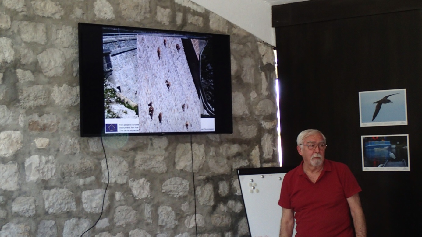 dr. sc. Ognjen Bonacci, prof. emeritus, tijekom predavanja